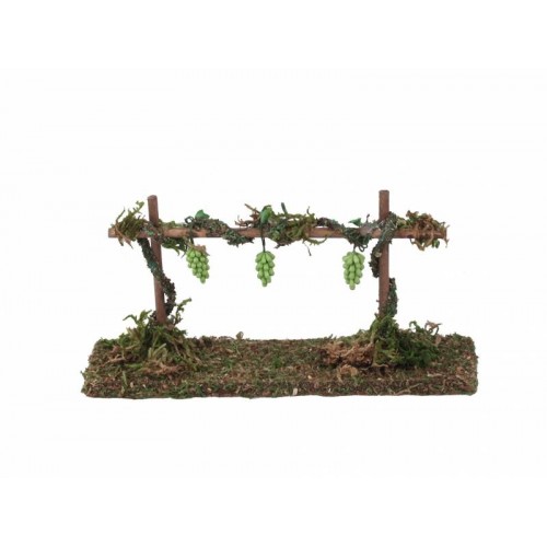 Vigna con uva bianca 15x4x8 cm