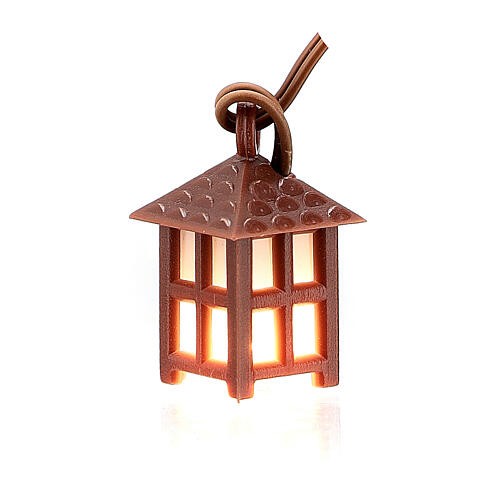 Lampione in plastica 1x1x2 cm Luce...