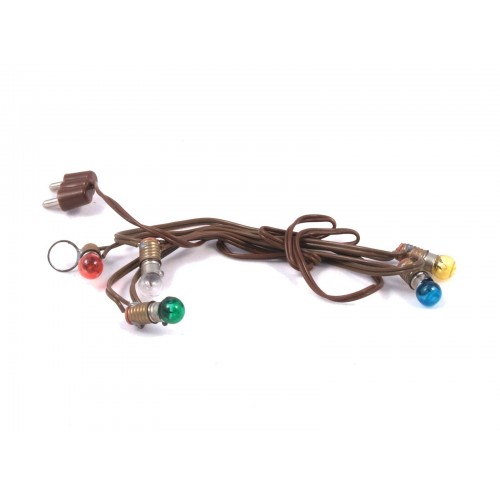 Collana 5 luci E5,5 colorate con...