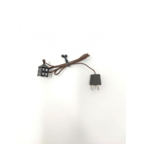 Lanterna nera 1x1 colore bianco con...