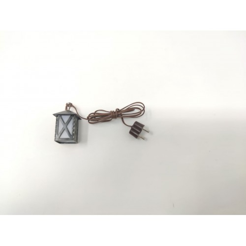 Lanterna metallo nero 3,5x1,5x1,5 cm...