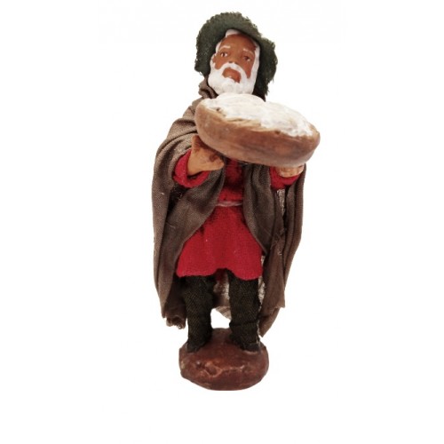 Uomo con vassoio di formaggi cm 7...