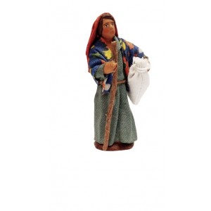 Donna con sacco di farina...