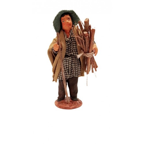 Uomo con fascio di legna cm 7...