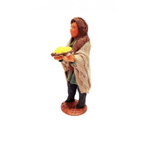 Uomo con piatto di limoni cm 7...