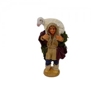 Pastore con pecora sulle...