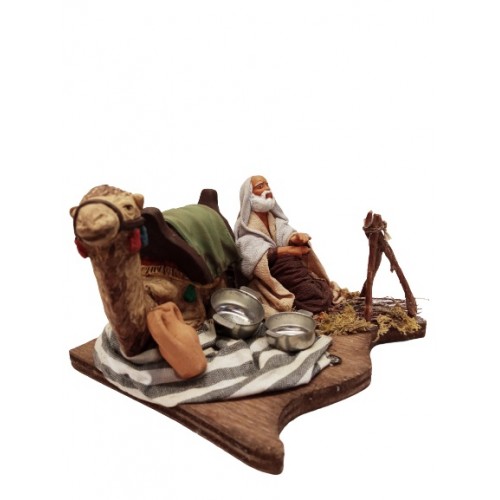 Arabo al bivacco cm 10 terracotta e...