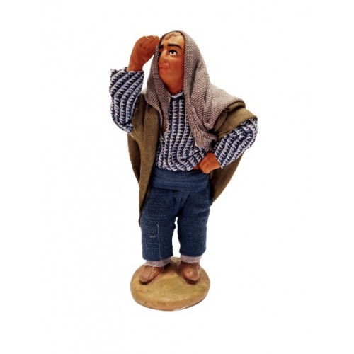 Uomo che guarda lontano cm 10...