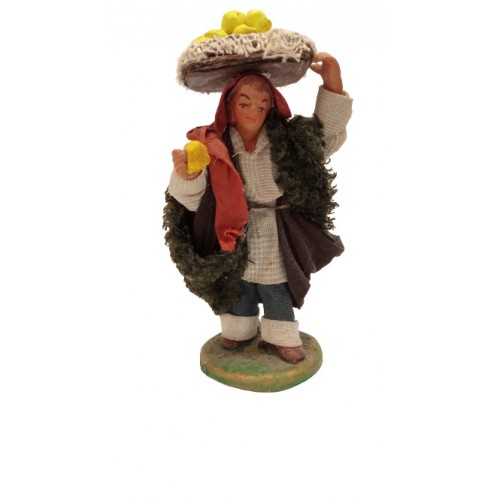 Uomo con vassoio di limoni cm 10...