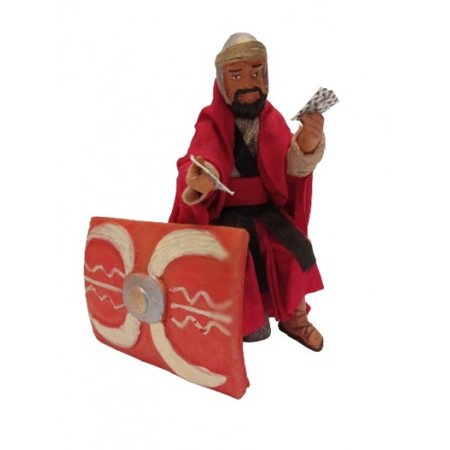 Soldato romano giocatore di carte  cm...