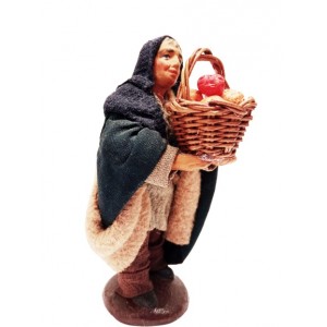 Uomo con cesto di arance cm... 2