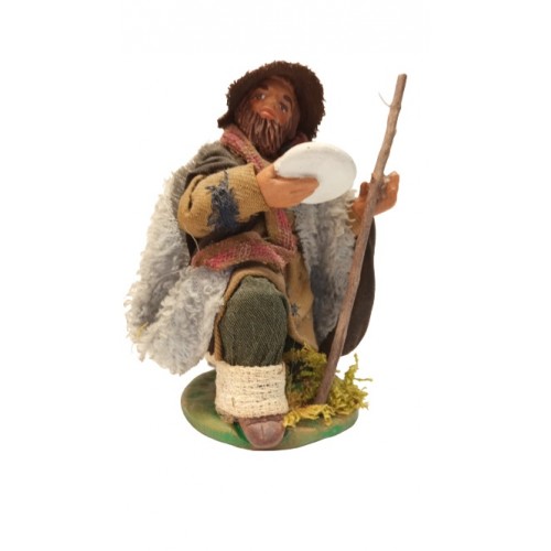 Pastore in ginocchio cm 12 terracotta...