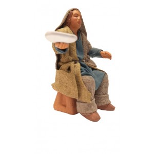 Uomo seduto al tavolo cm 12... 2