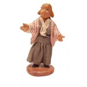 Bambina cm 12 terracotta e...