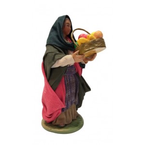 Donna con cesto di frutta... 2
