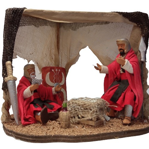 Soldati che giocano a carte cm 12...