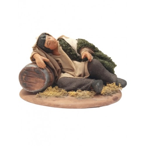 Dormiente cm 14 terracotta e tessuto