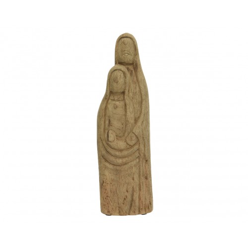Natività in legno unica h 45 cm