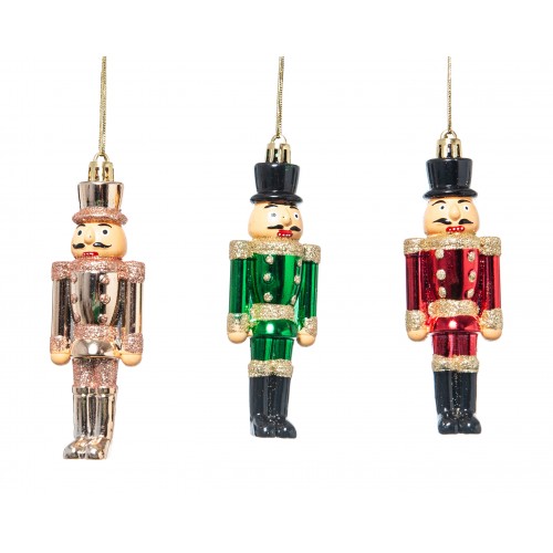 Schiaccianoci in plastica glitterati...