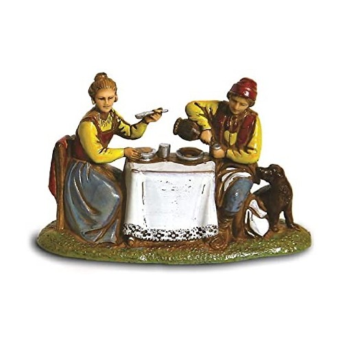 Gruppo uomo e donna al tavolo 6cm...