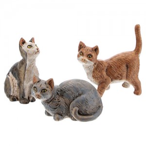 Gatti assortiti per cm 30,...