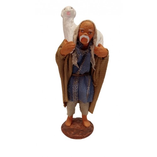 Uomo con pecora in spalla cm 7...