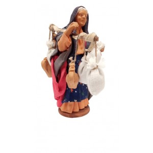 Donna con sacchi e anfore...