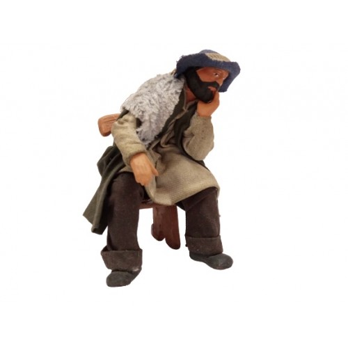 Pensatore seduto 13 cm terracotta e...