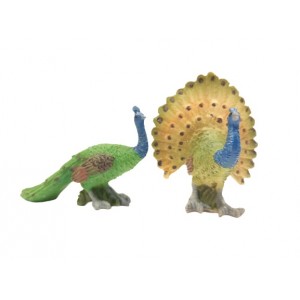 Pavone set 2 pz H 4,7 cm...