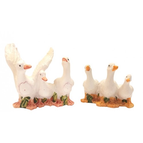 Oche set 2 pz H 4,8 cm Resina