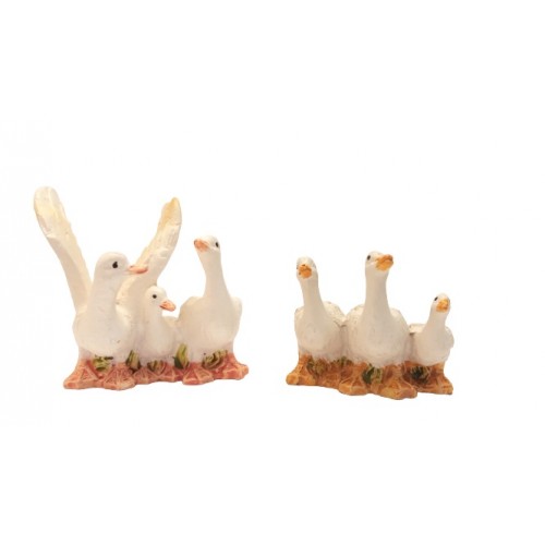 Oche set 2 pz H 4 cm Resina