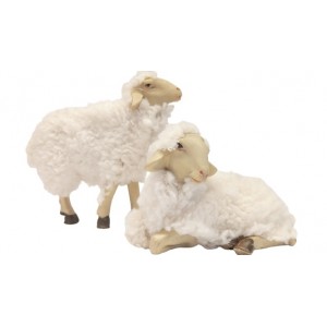 Pecora con Lana  set 2 pz H...