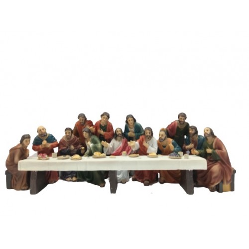 Ultima cena H 5 x  L 14 cm Resina