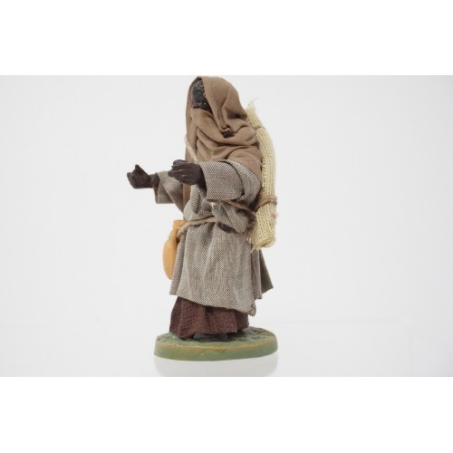 Donna viandante mora cm 10 terracotta...