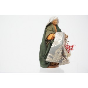 Donna con stoffe cm 10... 2