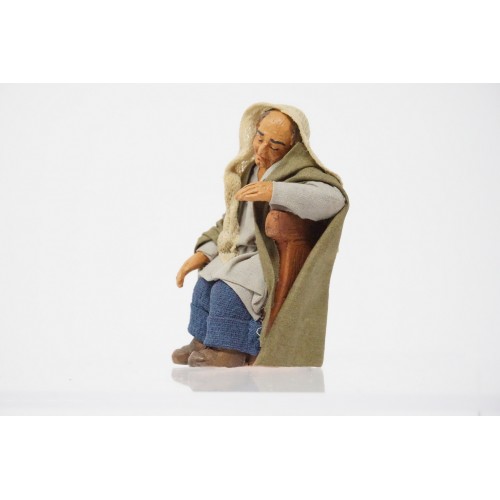 Uomo che dorme sulla sedia cm 10...