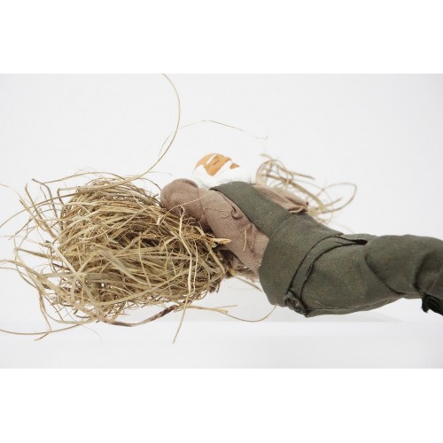 Dormiente su balla di paglia cm 10...