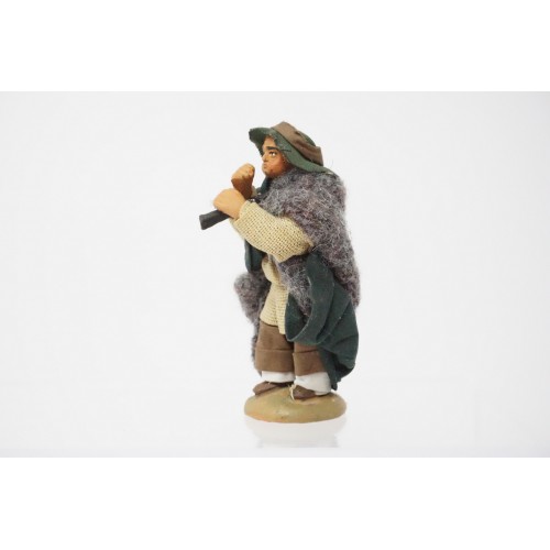 Pifferaio cm 10 terracotta e tessuto