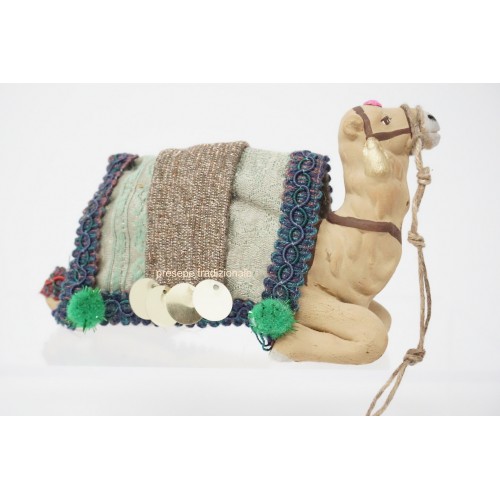 Cammello bardato per cm 10 terracotta...