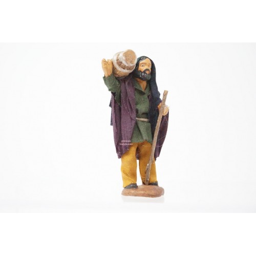 uomo con botte cm 7 terracotta e tessuto