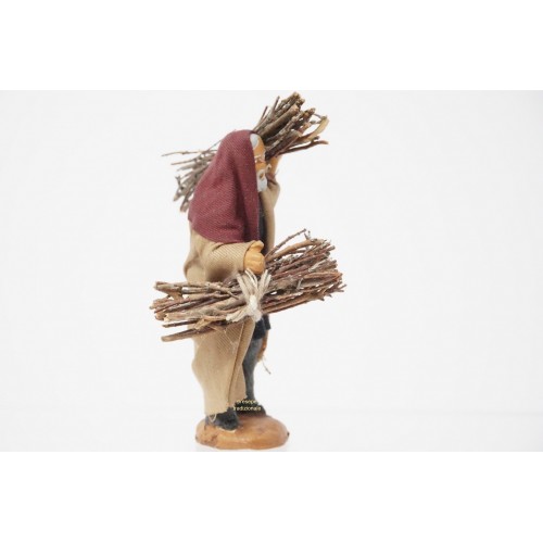 Uomo con fascine di legna cm 7...