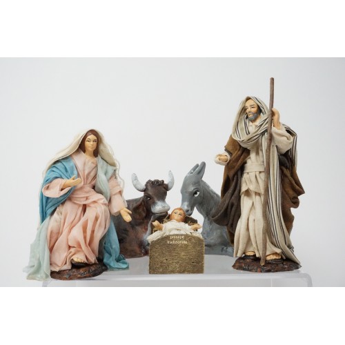 Nativita' 5 pz cm 14 terracotta e...
