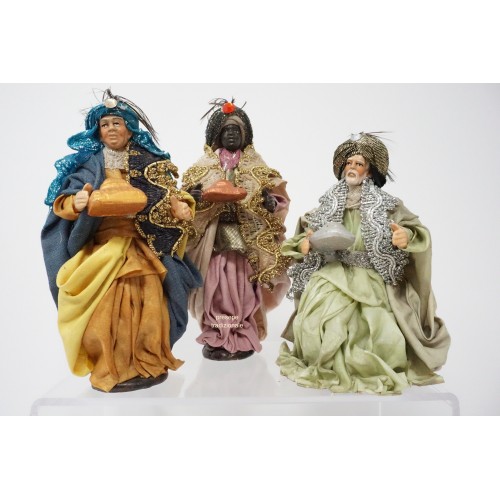 Re Magi cm 14 terracotta e tessuto