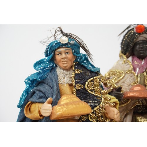 Re Magi cm 14 terracotta e tessuto