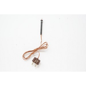 Torcia metallo nero h 3.5...