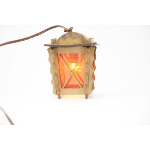 Lanterna in legno scuro 3x3...