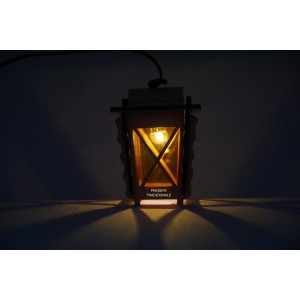 Lanterna in legno scuro 3x3... 2