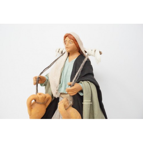 Acquaiola con anfore cm 15 terracotta...