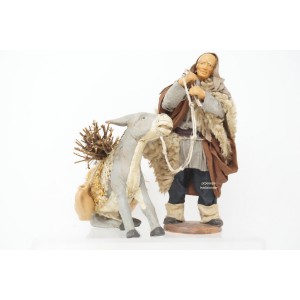 Pastore con asino cm 15... 2