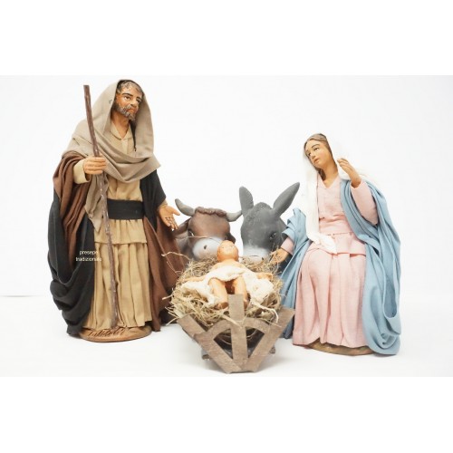 Nativita' 5 pz cm 14 terracotta e...